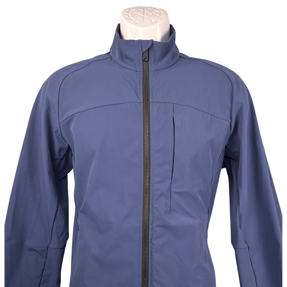 Hill City Mens Blue Full Zip Softshell Jacket 372398-01‎ Medium